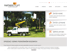 Tablet Screenshot of partnerslift.com